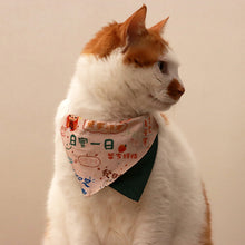 Load image into Gallery viewer, Pet Cat Saliva Towel And Wind Triangle Scarf Cat Collar Small Dog Cat Accessories Cat And Dog Scarf Dog Collar
