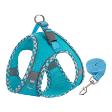 Load image into Gallery viewer, Small Medium Pet Dog Harness for Outdoor Use Set Dog Vest Strap Adjustable Breathable Harness for Dogs Puppy and Cats
