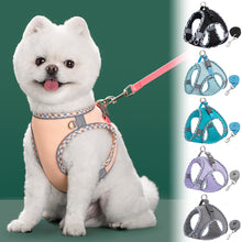 Load image into Gallery viewer, Small Medium Pet Dog Harness for Outdoor Use Set Dog Vest Strap Adjustable Breathable Harness for Dogs Puppy and Cats
