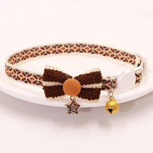 Load image into Gallery viewer, Cute Adjustable Pet Cat Collar Bell Collar Kitten Necklace Pet Collars for Small Dog Necklace Party Photo Props
