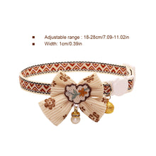 Load image into Gallery viewer, Cute Adjustable Pet Cat Collar Bell Collar Kitten Necklace Pet Collars for Small Dog Necklace Party Photo Props
