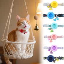 Load image into Gallery viewer, Adjustable Cute Anti Loss Pet Cat Positioning Collar Reflective Tracking Collar Suitable for Airtag for Small Dog Cats
