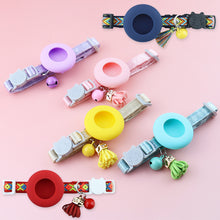 Load image into Gallery viewer, Adjustable Cute Anti Loss Pet Cat Positioning Collar Reflective Tracking Collar Suitable for Airtag for Small Dog Cats
