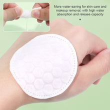 Load image into Gallery viewer, 100pcs Soft Round Cotton Pad With Double-sided Texture Daily Facial Cleaning Makeup Removal Skin Care For Home And Travel Use
