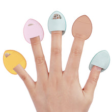 Load image into Gallery viewer, 5Pcs/box Mini Finger Puff Foundation Small Air Cushion Powder Sponge Face Concealer BB Cream Cosmetic Applicator Makeup Tools
