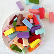 Load image into Gallery viewer, 50Pcs Mix Colors Nail Sponge Triangle Soft Tool DIY Gel Polish Painting Foams Color Shadow Makeup Sponge
