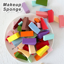 Load image into Gallery viewer, 50Pcs Mix Colors Nail Sponge Triangle Soft Tool DIY Gel Polish Painting Foams Color Shadow Makeup Sponge
