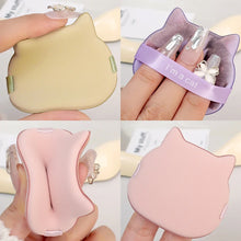Load image into Gallery viewer, Cute Cat Makeup Puff Air Cushion Powder Puff Hydrophilic Non-latex Facial Face Body Powder Foundation Puff Sponges Wet Dry Use Makeup Tool
