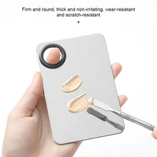 Load image into Gallery viewer, Stainless Steel Makeup Mixing Palette Foundation Spatula Makeup MixingTray Nail Art Palet Beauty Tools
