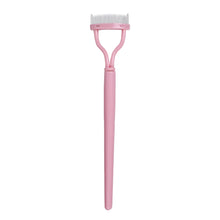 Load image into Gallery viewer, 1pc Eyelash Comb Lash Makeup Eyelash Separator Eyebrow Grooming Brush Tool with Transparent Case Curved Design Fit the Eye Shape
