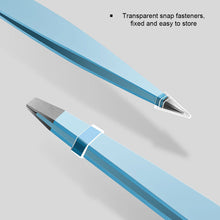 Load image into Gallery viewer, 2/4Pcs Beauty Tools Eyebrow Tweezer Set Stainless Steel Hair Removal Clip for Facial Hair Eyelash Eyebrows Tweezer Professional Beginners
