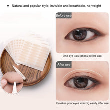 Load image into Gallery viewer, 240Pcs Double Fold Eyelid Tape Sticker Lace Nature Clear Beige Stripe Self-adhesive Natural Eye Makeup Make Up With Tool
