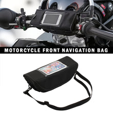 Load image into Gallery viewer, Motorcycle Handlebar Bag with Touchscreen Phone Storage Bag Navigation Bag For BMW R1200GS R1250GS ADV For Suzuki Kawasaki F700GS F750GS F800GS F900XR F900R
