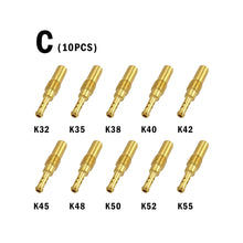 Load image into Gallery viewer, 10Pcs Motorcycle Carburetor Main Jets Slow Pilot Jets M5 6mm Thread for PWK Keihin OKO CVK Carb Set Injector Nozzle
