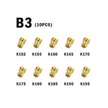 Load image into Gallery viewer, 10Pcs Motorcycle Carburetor Main Jets Slow Pilot Jets M5 6mm Thread for PWK Keihin OKO CVK Carb Set Injector Nozzle
