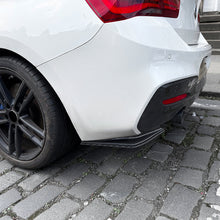 Load image into Gallery viewer, 2Pcs Car Rear Bumper Side Splitters Side Diffuser Exhaust Trim For BMW F20 1 Series 118i 120d 120i 125i M Pack 2015-2019 LCI
