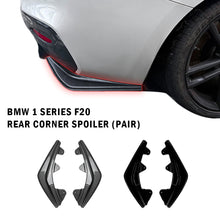 Load image into Gallery viewer, 2Pcs Car Rear Bumper Side Splitters Side Diffuser Exhaust Trim For BMW F20 1 Series 118i 120d 120i 125i M Pack 2015-2019 LCI
