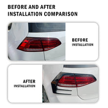 Load image into Gallery viewer, Pair Car Rear Splitter Canard Rear Tail Lamp Spoiler Brake Lamp Trim For VW Golf 7 7.5 MK7 MK7.5 GTI R GTD R400 2012-2020
