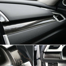 Load image into Gallery viewer, Car CD Air Conditioning Control Panel Cover Sticker Trim Carbon Fiber for Honda Civic 10th generation 2016 -2021
