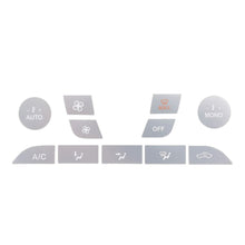Load image into Gallery viewer, Car Air Dashboard Vinyl Climate Repair Decals Silver For Ford Focus Button Sticker for Ford Focus 2 MK2 Accessories for MK1 MK III
