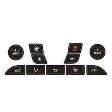 Load image into Gallery viewer, Car Air Dashboard Vinyl Climate Repair Decals Silver For Ford Focus Button Sticker for Ford Focus 2 MK2 Accessories for MK1 MK III
