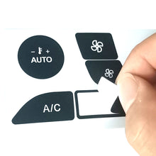 Load image into Gallery viewer, Car Air Dashboard Vinyl Climate Repair Decals Silver For Ford Focus Button Sticker for Ford Focus 2 MK2 Accessories for MK1 MK III
