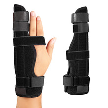 Load image into Gallery viewer, Broken Finger Stabilizer with Adjustable Strap for Fracture Breathable Post-Surgery Sports Injury Finger Protector Arthritis Finger Pain Relief Gym Climbing
