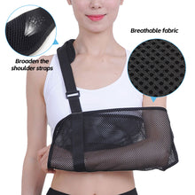 Load image into Gallery viewer, Kids Arm Sling for Fracture Breathable Forearm Support Anti-Choking Shoulder Sling Arm Brace One-Size-Fits-All Washable Reusable Sports Injury
