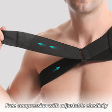 Load image into Gallery viewer, Elastic Knitted Shoulder Support Brace Shoulder Strap Sling for Gym Breathable Sports Injury Rotator Cuff Pain Relief Climbing Sports Shoulder Protector
