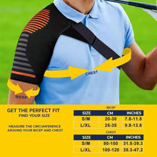 Load image into Gallery viewer, Elastic Knitted Shoulder Support Brace Shoulder Strap Sling for Gym Breathable Sports Injury Rotator Cuff Pain Relief Climbing Sports Shoulder Protector

