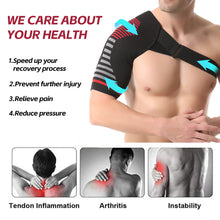 Load image into Gallery viewer, Elastic Knitted Shoulder Support Brace Shoulder Strap Sling for Gym Breathable Sports Injury Rotator Cuff Pain Relief Climbing Sports Shoulder Protector
