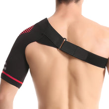 Load image into Gallery viewer, Elastic Knitted Shoulder Support Brace Shoulder Strap Sling for Gym Breathable Sports Injury Rotator Cuff Pain Relief Climbing Sports Shoulder Protector
