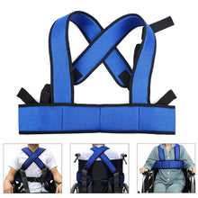 Load image into Gallery viewer, Wheelchair Safety Belt Anti-Slip Restraint Strap Adjustable Breathable Mesh for Elderly Fall Prevention Nursing Home Post-Surgery Dementia Patient
