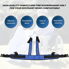 Load image into Gallery viewer, Wheelchair Safety Belt Anti-Slip Restraint Strap Adjustable Breathable Mesh for Elderly Fall Prevention Nursing Home Post-Surgery Dementia Patient
