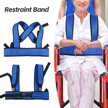 Load image into Gallery viewer, Wheelchair Safety Belt Anti-Slip Restraint Strap Adjustable Breathable Mesh for Elderly Fall Prevention Nursing Home Post-Surgery Dementia Patient
