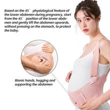 Load image into Gallery viewer, Adjustable Pregnant Women's Abdominal Belt Prenatal Abdominal Binder Belly Band Breathable Lumbar Support Belt Prenatal Care
