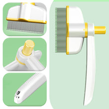 Load image into Gallery viewer, Effortless Rotating Pet Hair Brush Comb Dematting Tool for Matted Fur Professional Dog Cat Comb Hair Remover New Pet Cat Supplies
