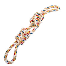 Load image into Gallery viewer, Dog Rope Toys Dental Chew Rope for Dogs Durable Puppy Teething Relief Toys Cotton Interactive Tug of War Rope Multi-Knot Bundle
