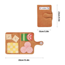 Load image into Gallery viewer, Interactive Pet Snuffle Mat Cute Food Menu with Hidden Pockets Ringing Paper Self-Entertainment Slow Feeder Indoor Dog Boredom Buster Mat
