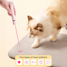 Load image into Gallery viewer, Interactive Red Dot Laser Cat Toy Safe USB Charging 3IN 1 Kitten Teaser Toy Portable Cat Skin Funny Laser Pen Cat Chaser Stick
