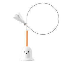Load image into Gallery viewer, Interactive Suction Cup Cat Teaser Wand with Bell Boredom Buster Cat Hunting Teaser Stick Anti-Anxiety Cat Feather Toy Cat Supplies
