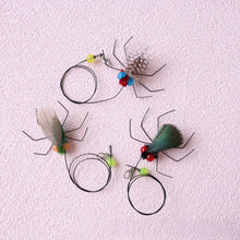 Load image into Gallery viewer, Insect-shaped Feather Cat Toy Replacement Head DIY Replace Cat Teaser Stick Replacement Pendant Pet Toy Accessories
