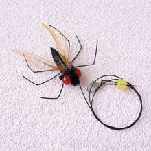 Load image into Gallery viewer, Insect-shaped Feather Cat Toy Replacement Head DIY Replace Cat Teaser Stick Replacement Pendant Pet Toy Accessories
