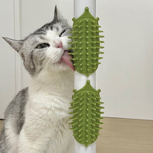Load image into Gallery viewer, Cat Self Grooming Scratcher Table Legs Protector TPR Cat Cheek Massager Removable Cat Grooming Brush Space-Saving Cat Accessory
