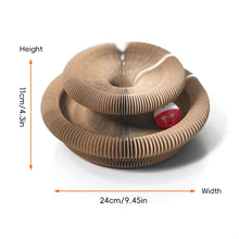 Load image into Gallery viewer, Magic Organ Cat Scratching Board Eco-Friendly Expandable Cat Scratch Pad Corrugated Paper Foldable Cat Tunnel Indoor Play Cat Supplies
