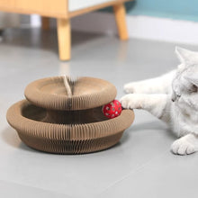 Load image into Gallery viewer, Magic Organ Cat Scratching Board Eco-Friendly Expandable Cat Scratch Pad Corrugated Paper Foldable Cat Tunnel Indoor Play Cat Supplies
