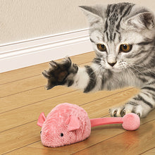 Load image into Gallery viewer, Interactive Squeaking Cat Toy Glow in Dark Simulated Mouse Squeaky Cat Exercise Hunting Nighttime Entertainment Toy Cat Supplies
