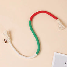 Load image into Gallery viewer, Interactive Cat Teething Rope Wand Durable Cotton Self-Entertainment Cat Chew Toy Cat Dental Toy Bite Rope Stick Cat Supplies

