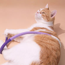 Load image into Gallery viewer, Interactive Cat Teething Rope Wand Durable Cotton Self-Entertainment Cat Chew Toy Cat Dental Toy Bite Rope Stick Cat Supplies
