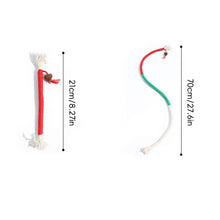 Load image into Gallery viewer, Interactive Cat Teething Rope Wand Durable Cotton Self-Entertainment Cat Chew Toy Cat Dental Toy Bite Rope Stick Cat Supplies
